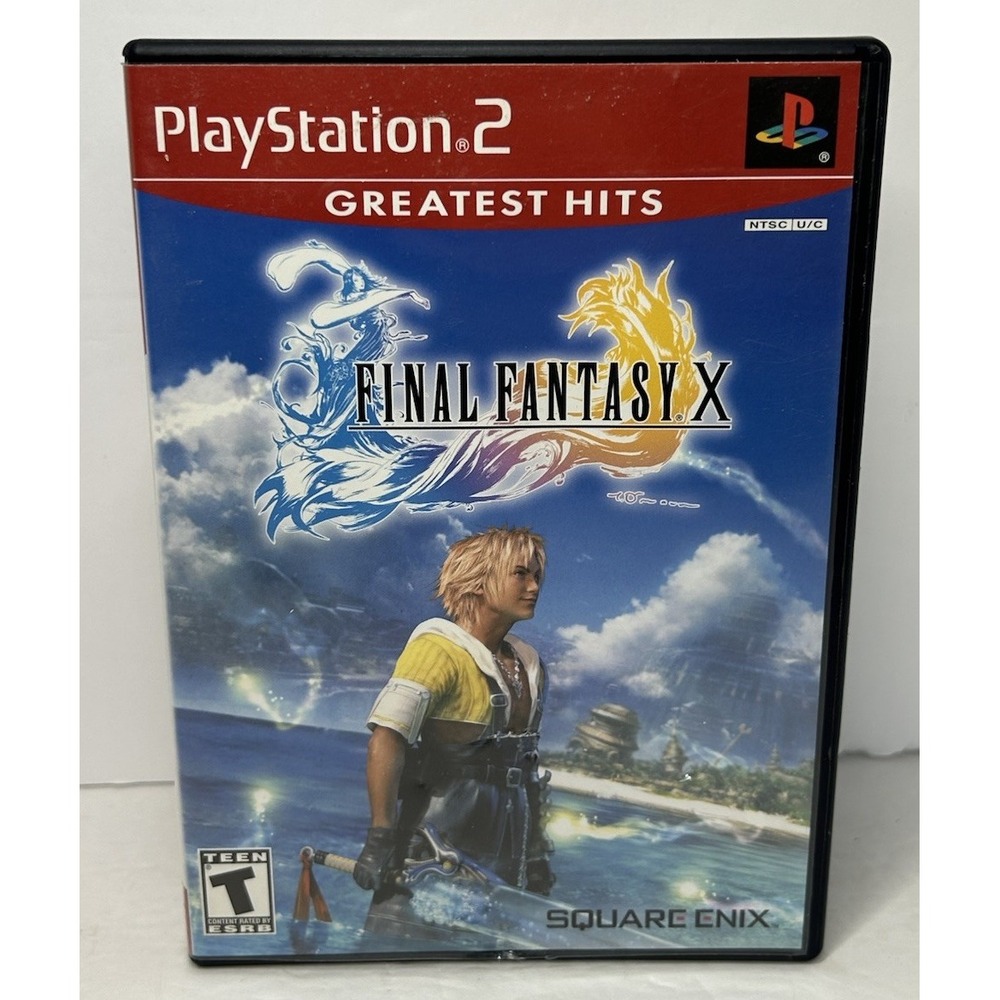 Final Fantasy X PlayStation 2 2001 Complete With Manual CIB 2001 Greatest Hits‎